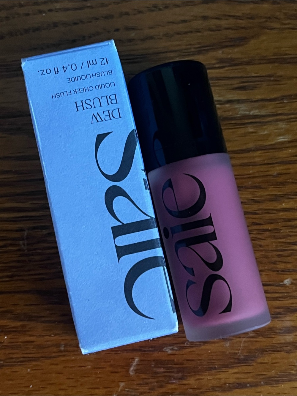 Saie Dew Blush Liquid Cheek Flush - Mauve Pink-CHILLY - Picture 3 of 3